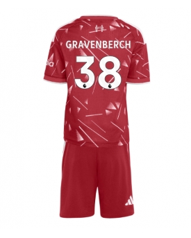 Liverpool Ryan Gravenberch #38 Maglia Gara Casa Repliche 2026-27 Bambino Maniche Corte Liverpool Ryan Gravenberch #38 Maglia Gara Casa Repliche 2026-27 Bambino Maniche Corte